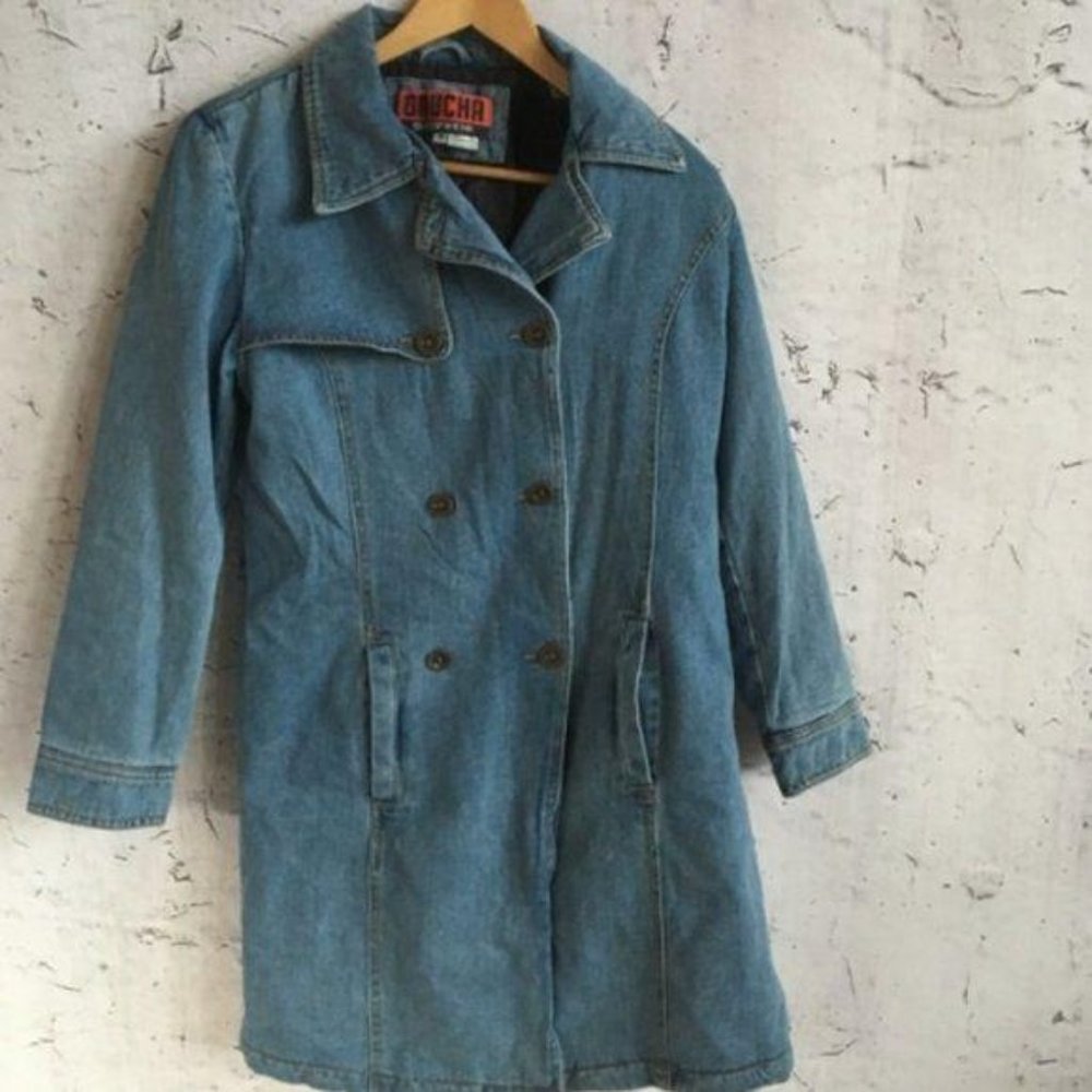 GAUCHA DENIM INSULATED PEACOAT M